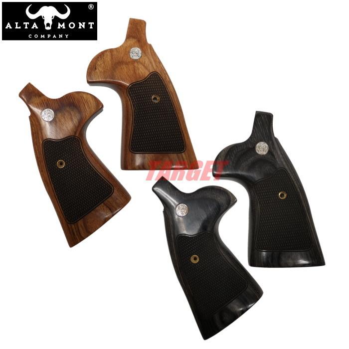 アルタモント S&W Nフレーム ラウンドバット用 木製グリップ