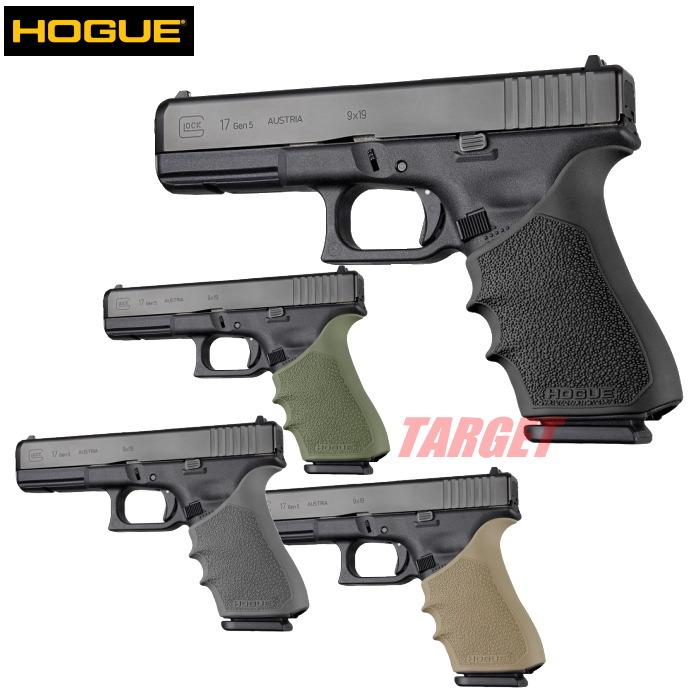 ☆HOGUE GLOCK17 Gen1/2/5用 グリップスリーブ HandAll ビーバーテイル