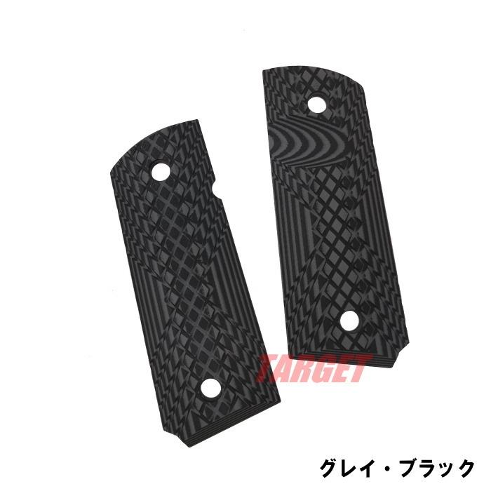 LOKGRIPS 1911コンパクト用 G10製グリップ Crosscut 3カラー (ロック