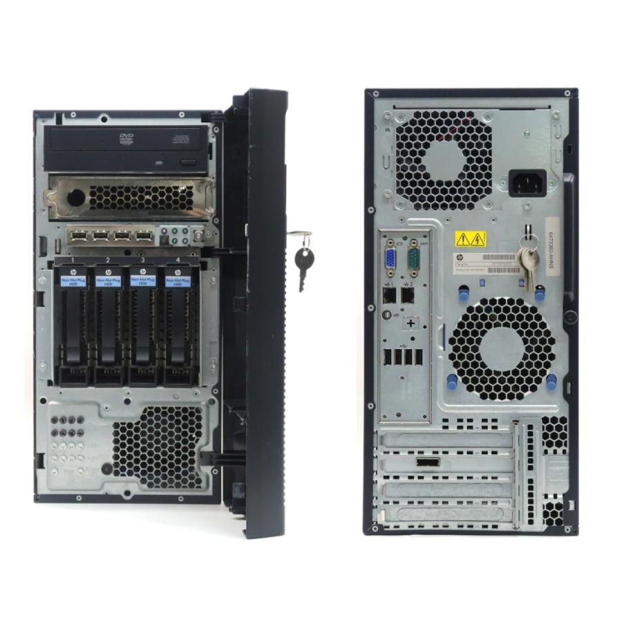 hp ProLiant ML110 G7 Xeon E3-1220 3.1GHz 16GB 1TBx2台(SATA3.5