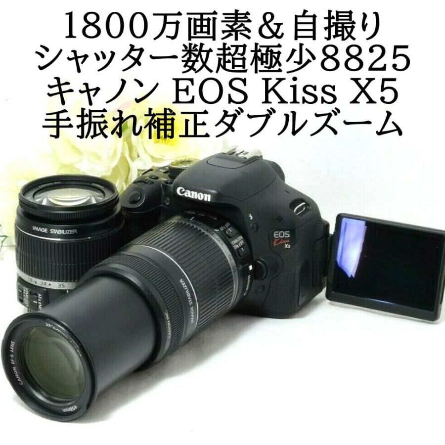 Canon EOS Kiss X5 ダブルズームキット箱付き 【公式通販】