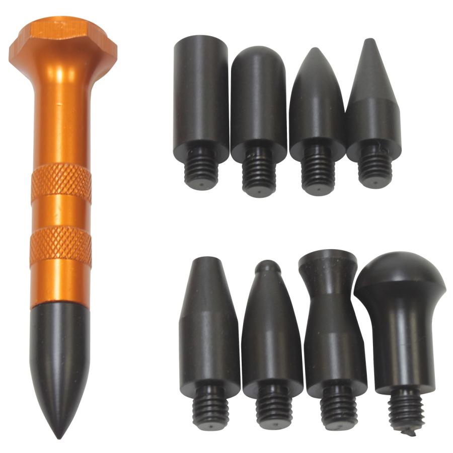 デントリペアツールセット ロッド カードアウェッジ ノックダウンペン