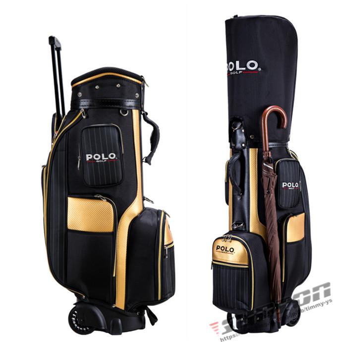 ゴルフ ローラーキャディバック キャディバッグ ローラー付き クラブ