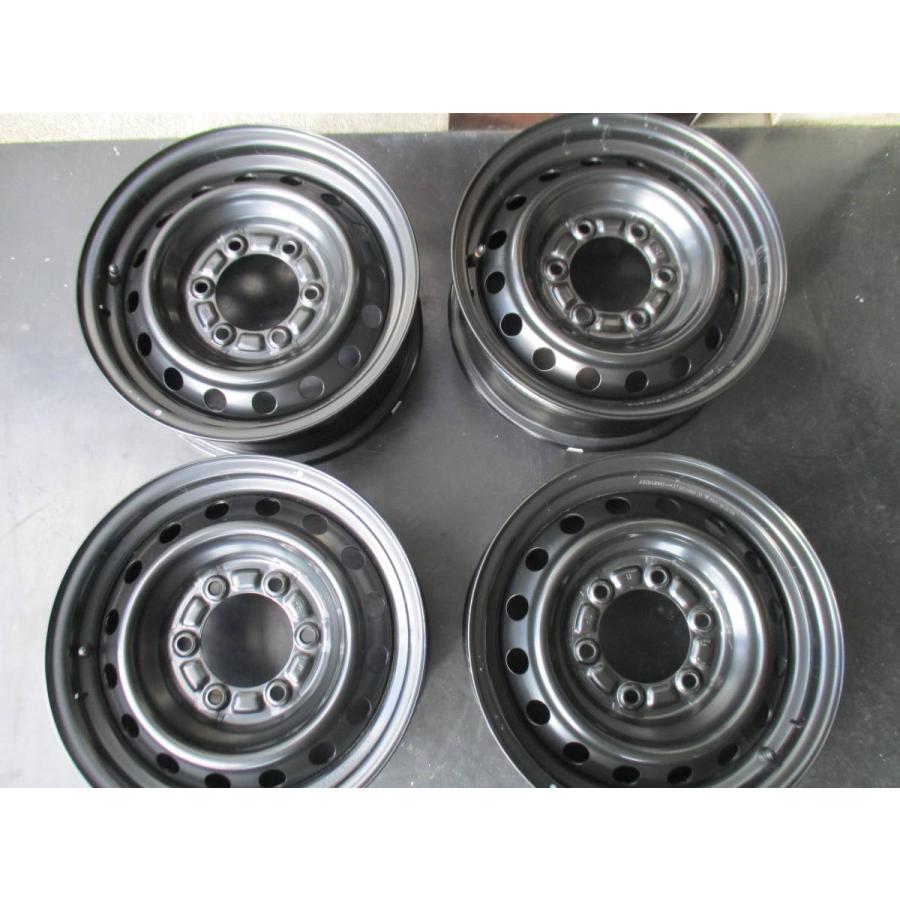 トヨタ ハイエース 純正スチールホイール 15インチ 4本 新車外し