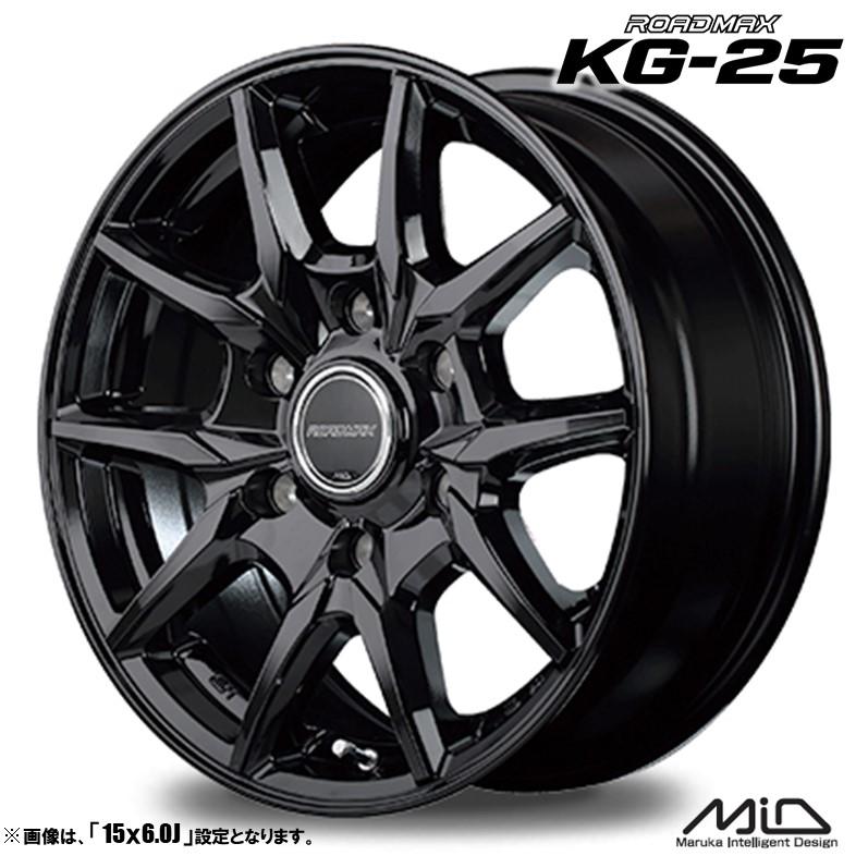 マルカサービス ホイール4本セット ROADMAX ロードマックス KG-25 15