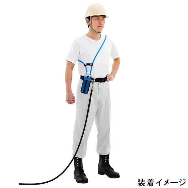 熱中症対策 重松 個人用冷却器 クーレット チューブタイプ VTW-7K2T