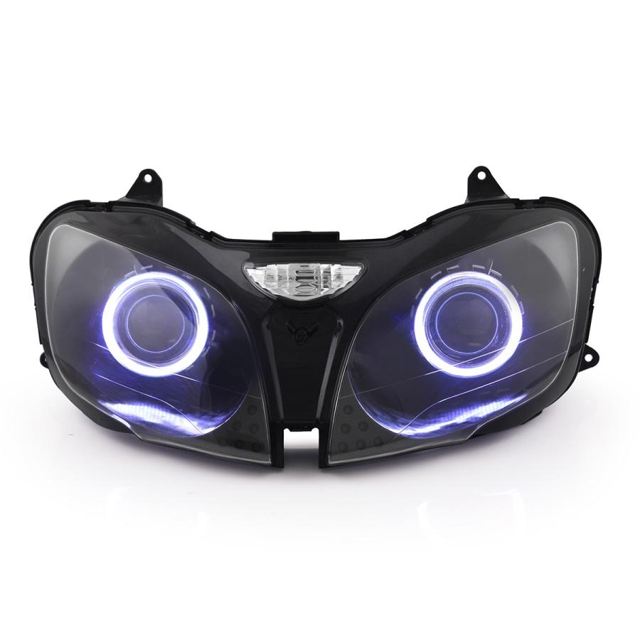 Kawasaki ZX-6R 00-02年 カスタムヘッドライトキット : 輸入パーツ専門