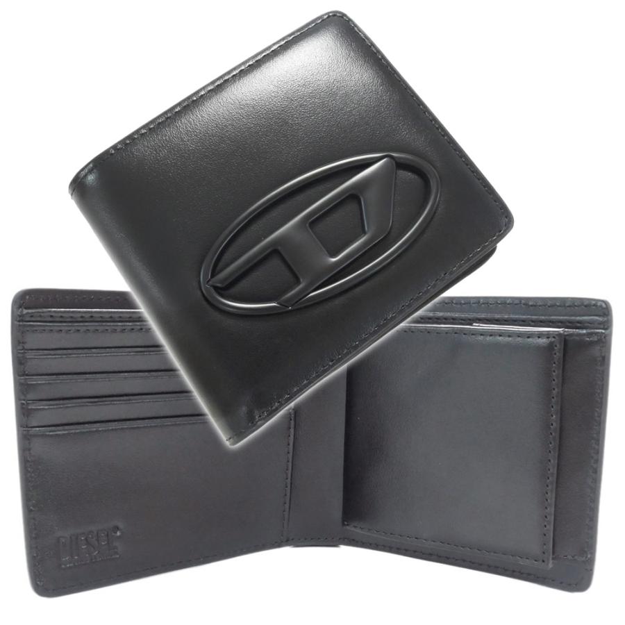 DIESEL（ディーゼル） メンズ二つ折り財布（小銭入れ付き） X10123