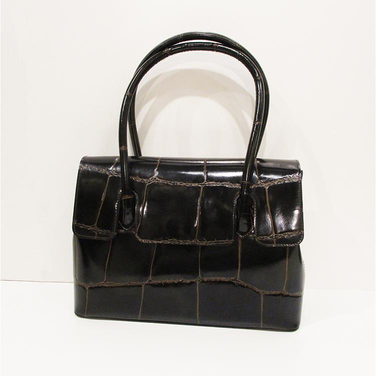 リリー LILY リアルマインド プリマボルサ 牛革 ラージクロコ型押し