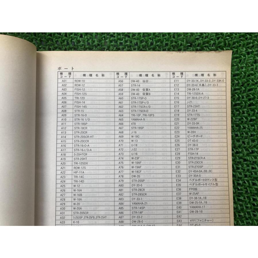 ヤマハ発動機 パーツリスト 補足版 ヤマハ 純正 中古 バイク 部品