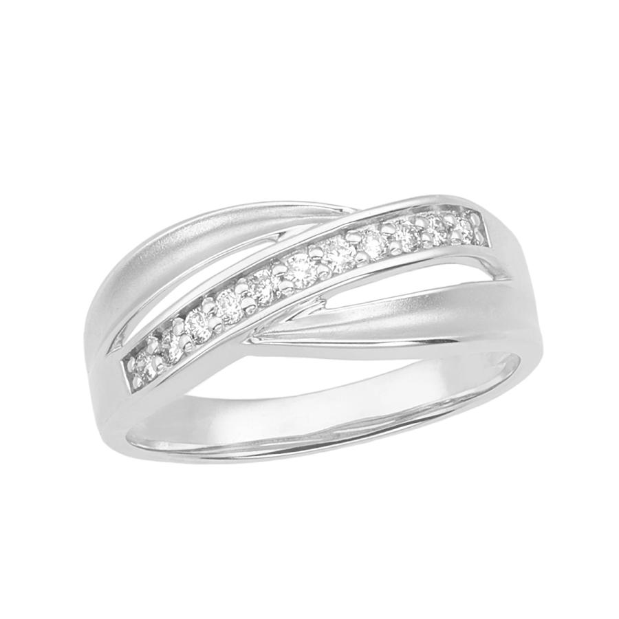 ジュエリーツツミ K10ホワイトゴールドダイヤモンドリング