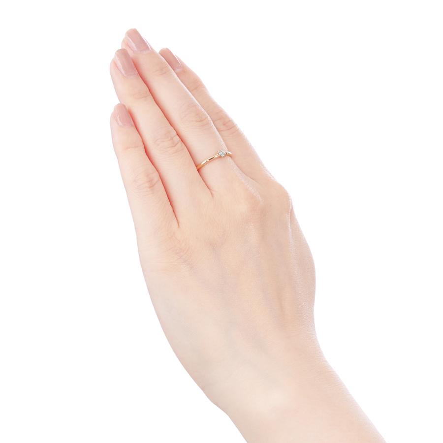 ジュエリーツツミ K10イエローゴールドダイヤモンドリング