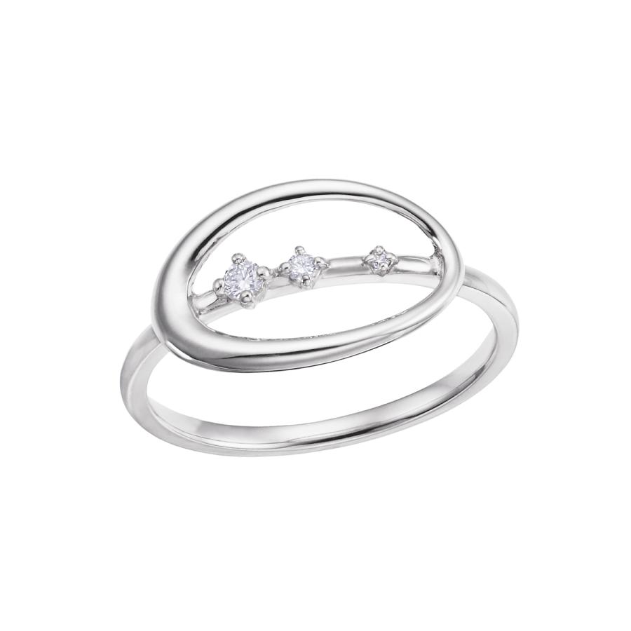 ジュエリーツツミ K10ホワイトゴールドダイヤモンドリング