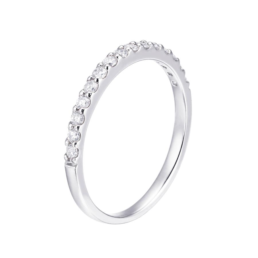 ジュエリーツツミ K10ホワイトゴールドダイヤモンドリング