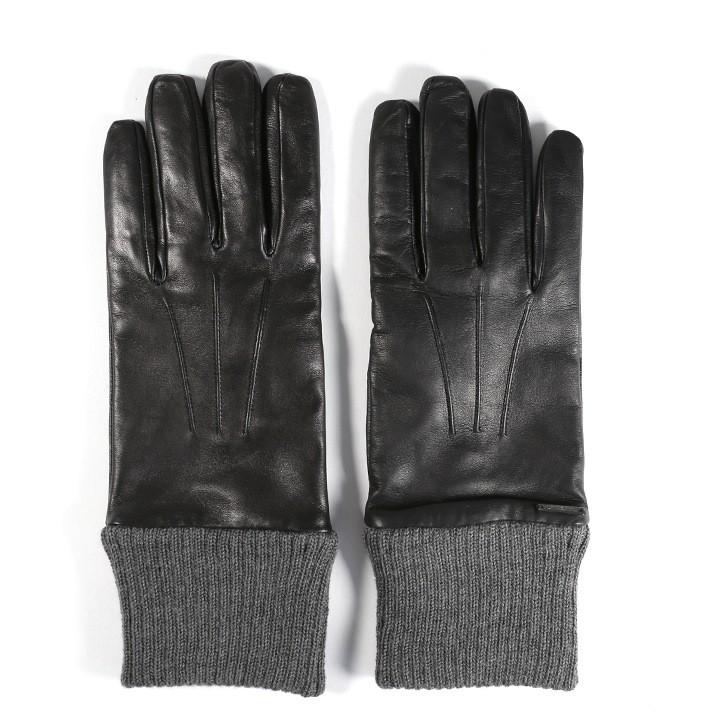 DIESEL（ディーゼル） 革手袋 レザーグローブ メンズ 羊革 本革