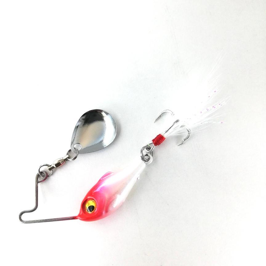 スピナー ベイト スピナベ トラウト バス ルアー フェザーフック 20g 1