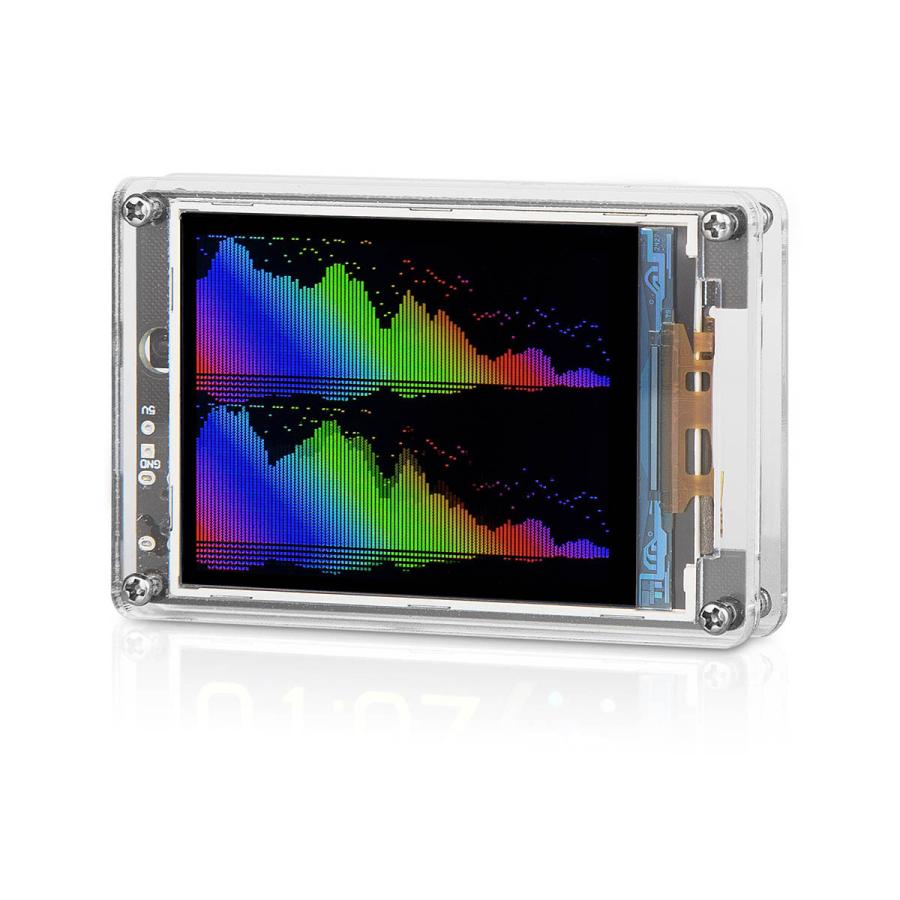 MIC LINE サウンドレベルメーター クロック ステレオ オーディオ