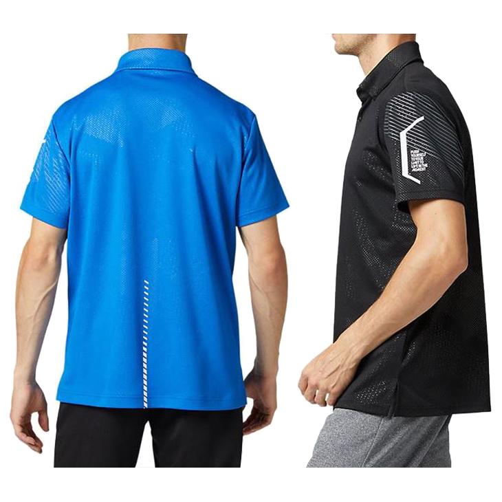 ASICS（アシックス） ポロシャツ 半袖 メンズ LIMO グラフィック