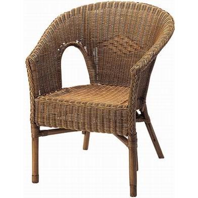 かご 即納可 アームチェア 椅子 いす イス 籐 ラタン リゾート カフェ