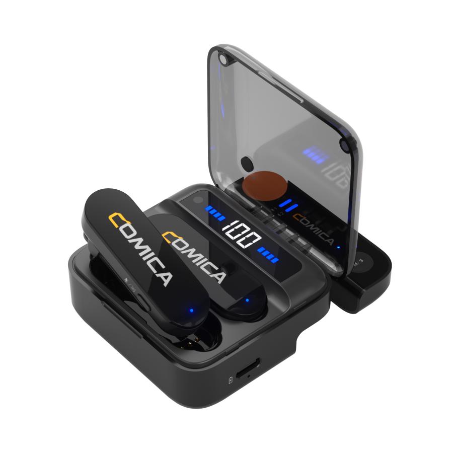 COMICA Vimo S-MI ブラック ワイヤレスマイク ラベリアマイク ノイズ