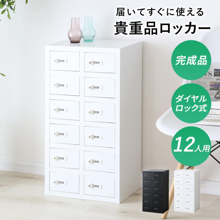DORIS（ドリス） ロッカー 貴重品ロッカー ダイヤル式 金庫 2列6段 12