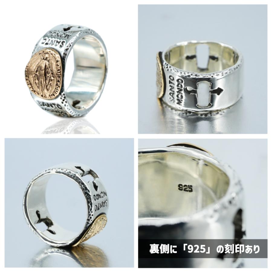マリア クロス リング シルバー 925 指輪 スターリングシルバー 不思議