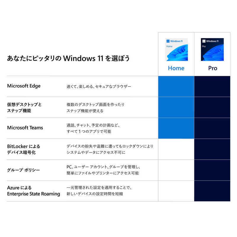 マイクロソフト（Microsoft） Microsoft Windows 11 Home 日本語版
