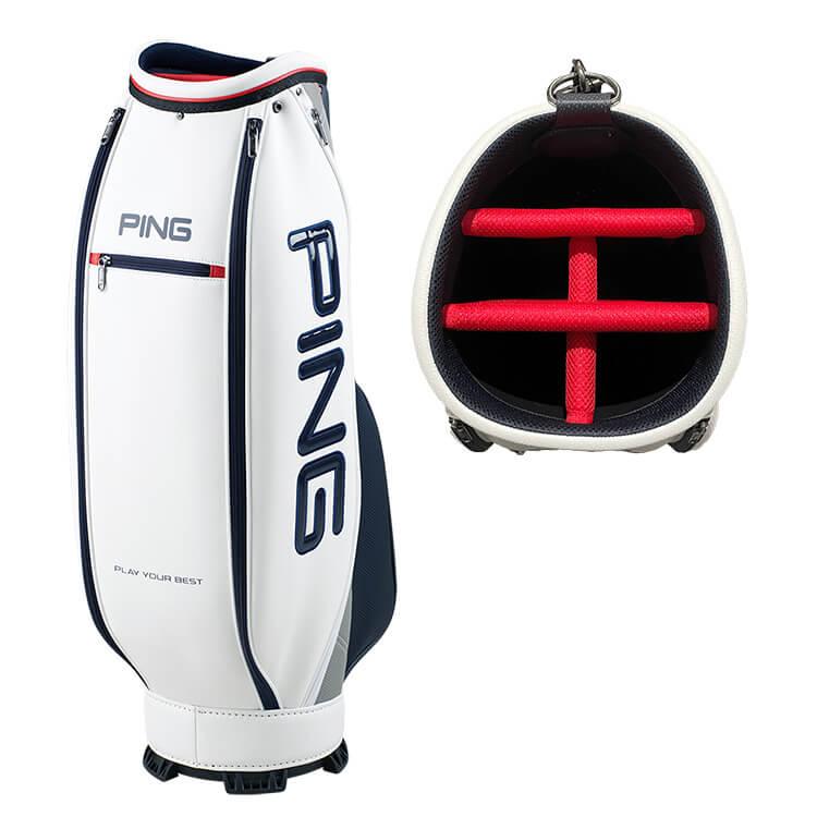 PING（ピン） CB-P2402 ピオリア キャディバッグ ホワイト・ネイビー