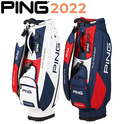 PING（ピン） キャディバッグ PING USA ホワイト ネイビー