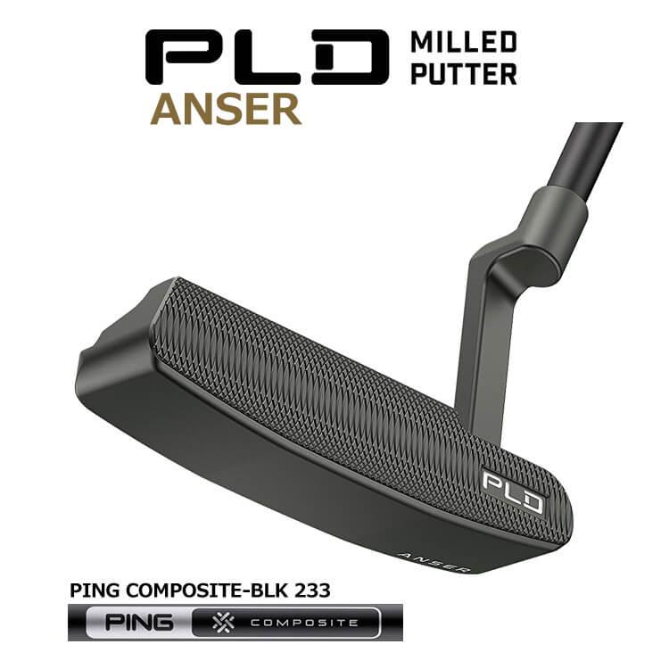 PING（ピン） PLD MILLED PUTTER ANSER PING COMPOSITE-BLK 233