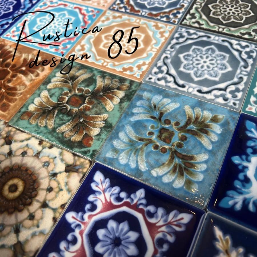 タイル 日本製 美濃焼 モザイクタイル 正方形 DIY 浴室 お風呂 トイレ