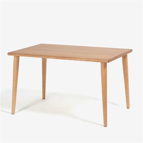 大塚家具 ダイニングテーブル「ユノ3」幅120cm レッドオーク材ホワイト