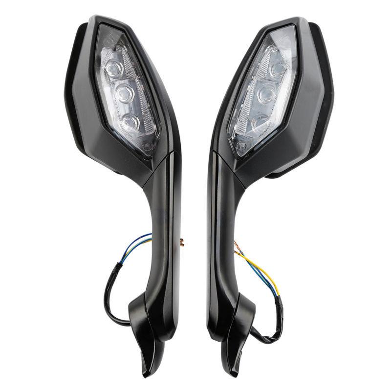 並行輸入品】 バイク サイドミラー ライト ウインカー ミラー 左右