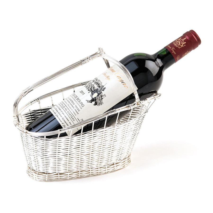 シルバーパニエ ワインホルダー ワインバスケット パニエ ワイン かご