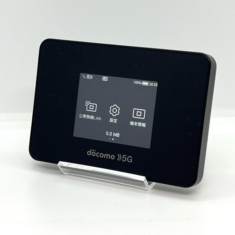 NTT docomo 【中古】Wi-Fi STATION SH-52B ブラック docomo バッテリー
