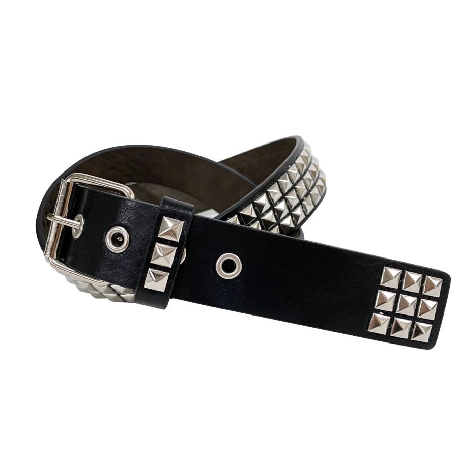 adia ベルト スタッズベルト ロック パンク ピラミッドスタッズ ビョウ