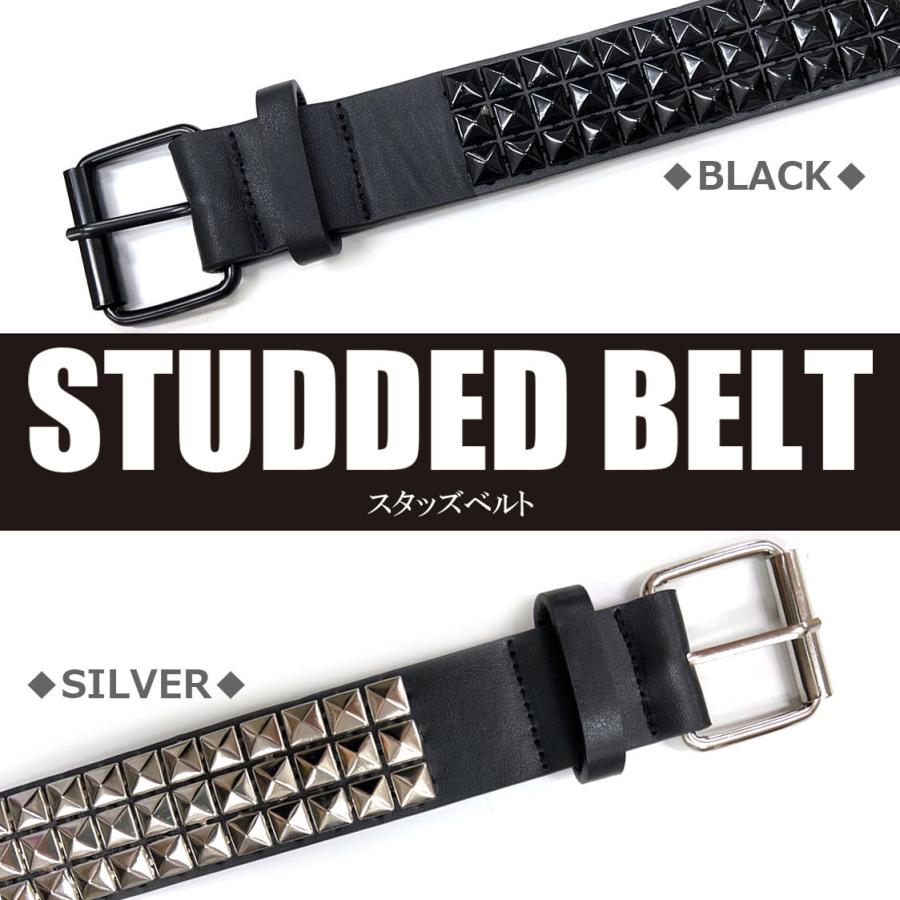 adia ベルト スタッズベルト ロック パンク ピラミッドスタッズ ビョウ