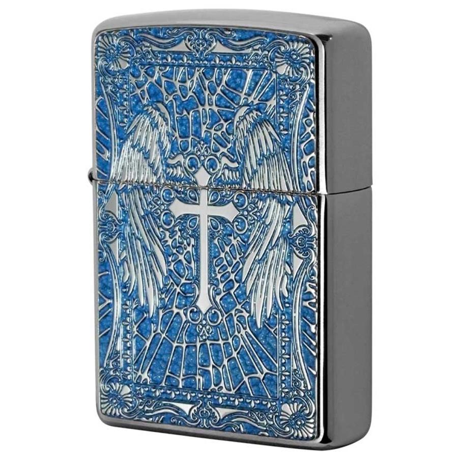 ZIPPO（ジッポー） ジッポライター クロス Cross 十字架 ブルー ＃200