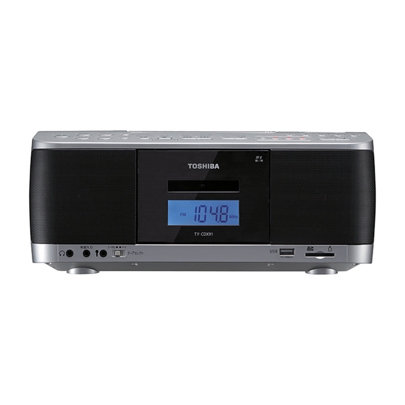 TOSHIBA SD/USB/CDラジカセ TY-CDX91（S） シルバー CDラジカセ - 最