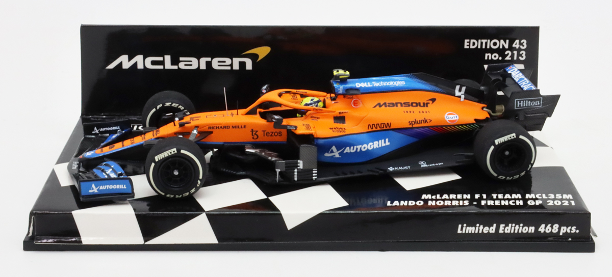 ミニチャンプス マクラーレン F1 チーム MCL35M ランド・ノリス