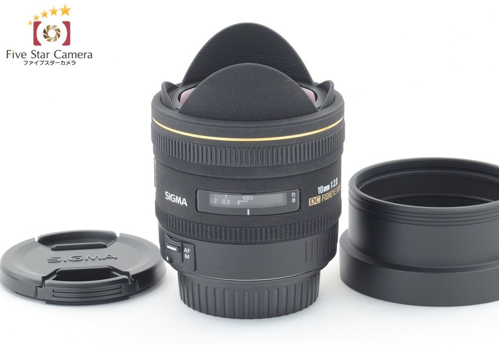 SIGMA シグマ 10mm F2.8 EX DC FISHEYE HSM キヤノン用 交換レンズ