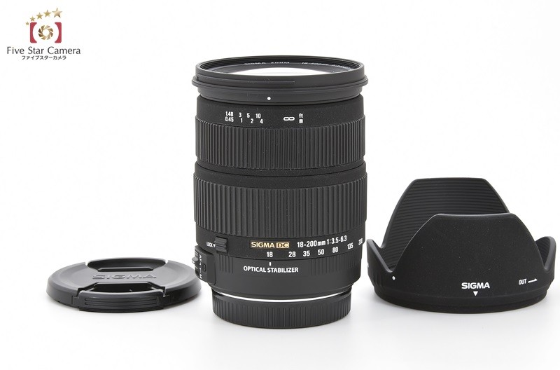 ◇高倍率ズームレンズ◇SIGMA 18-200mm Canon◇手ぶれ補正付き◇ 高