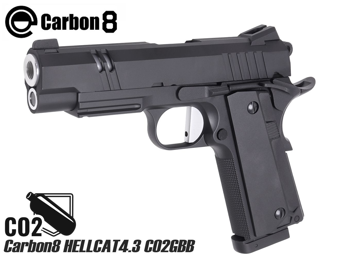 Carbon8 CO2ガスガン HELLCAT 4.3 エアガン - 最安値・価格比較