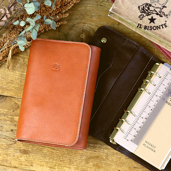 IL BISONTE（イルビゾンテ） 文房具 フラップシステム手帳(大