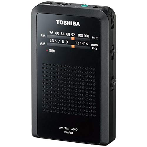 TOSHIBA FM/AM充電ラジオ TY-SPR8 （KM） ガンメタリック ラジオ - 最