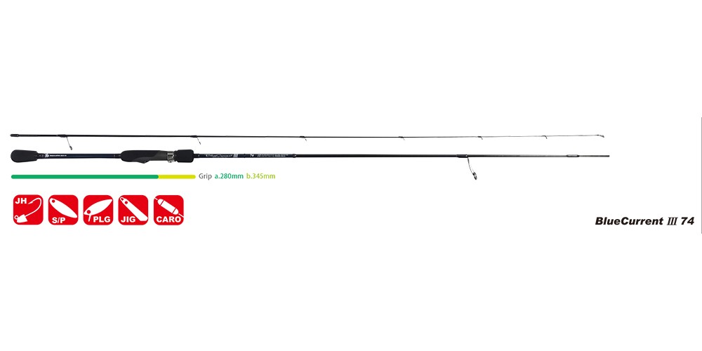YAMAGA Blanks 20 ブルーカレントIII 74 アジングロッド - 最安値