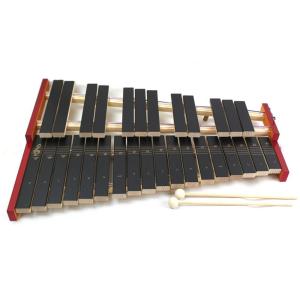 ゼンオン 木琴 ZX32BK スタンド付 シロフォン ばち付き 卓上 全音 ZX