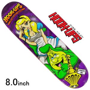 Hook Ups 8.25インチ スケボー デッキ フックアップス スケートボード