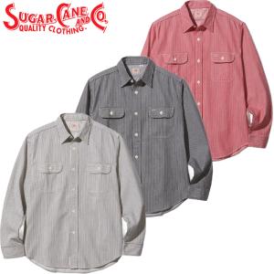SUGAR CANE シュガーケーン ジーンコード ワーク シャツ SC25511 : 着