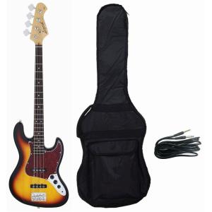 Legend LJB-Z B/BK(Black ブラックピックガード) ジャズベース/ケース